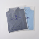 Customized Printed Packaging Bag Tshirt Clothes Packaging Slider Ziplock Bag Clothing Plastic Zipper Bag