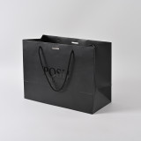 custom Recycle christmas gift kraft package paper Bag with handle High Quality clothes shopping bags