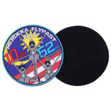 Custom Hook And Loop Emblem Patch PVC Soft Recycled Debossed Clothes Silicone Patch 3D PVC