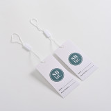 Custom clothing accessories Print brand logo Hang Tags Garment Tags Paper Hangtag for clothes t-shirt