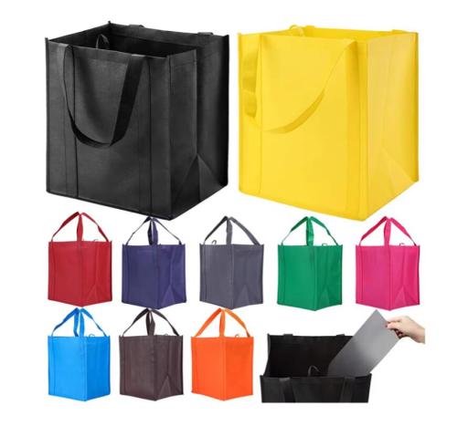Wholesale Shopping Bags Reusable ecological non-woven Bags Custom Logo Fabric Non woven tote Bag