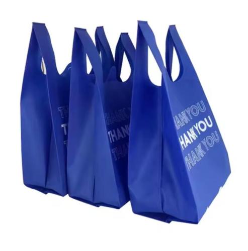 Wholesale w u cut non woven bag non-woven fabric portable T-shirt clothes bag