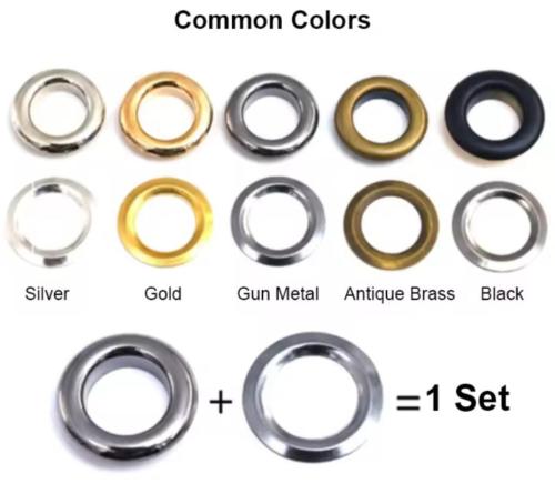 Dresses Accessory Metal Grommets Eyelet Color 10mm To 40mm Brass Grommet Eyelet