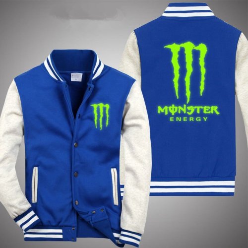 モンスター エナジー 夜光服 メンズ ファッション スウェット 秋冬物 Tシャツ 長袖 切替 カジュアル ジャケット アウター