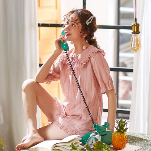 パジャマ レディース 夏 上下セット ルームウェア 部屋着 寝巻き 半袖 可愛い 女性 新作