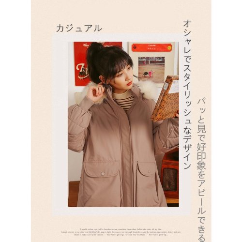 中綿ジャケット 中綿ダウンコート ロング丈 冬用 レディース ファイクファー アウター 暖かい 防風防寒 ファー付フード オシャレ 厚手