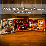 British TV Drama Detective Sherlock Holmes 221B Baker Street London Watson Mrs. Hudson Moriarty Building Block Bricks 