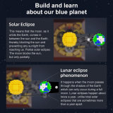 Earth, Moon and Sun Orrery brick 865PCs