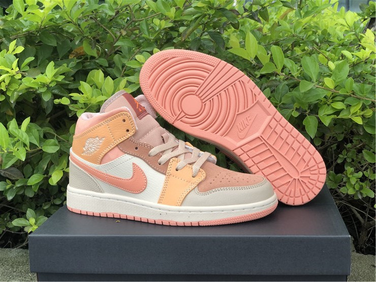 nike white orange pink