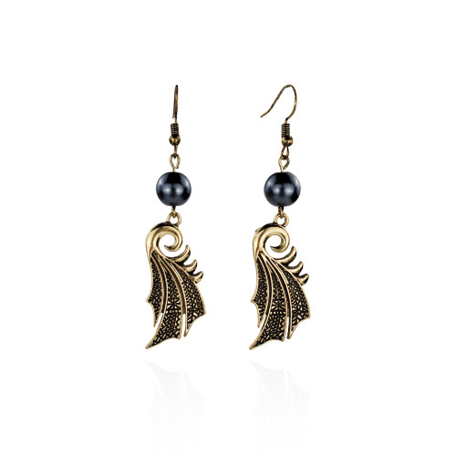 Antique gold tribal earrings A100048