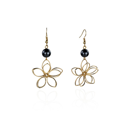 Plumeria earrings