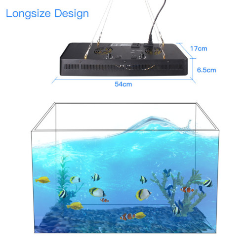 LED sea water aquarium coral growing led aquarium light Remote dimming 300W fish tank lighting