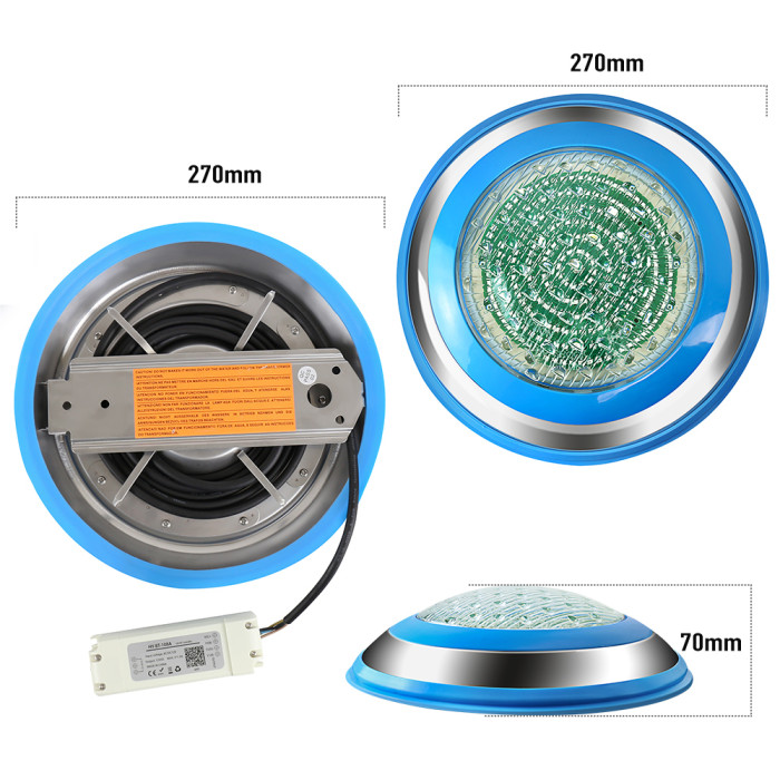 Bluetooth Control Stainless Steel  Swimming Pool Under Water LED Lighting