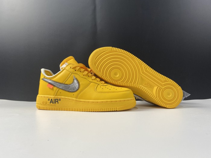 Off-White x Nike Air Force 1 “University Gold”