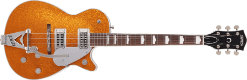 G6129T-89 VINTAGE SELECT ‘89 SPARKLE JET™ WITH BIGSBY®, ROSEWOOD FINGERBOARD, GOLD SPARKLE