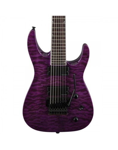 Jackson X Series SLATXSDQ3-7 Electric Guitar - Transparent Purple