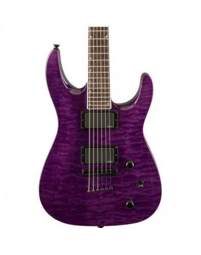 Jackson X Series Soloist SLATXMGQ3-6 Guitar - Transparent Purple