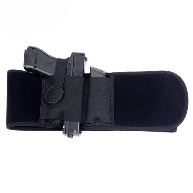 Pistol Left and Right Hidden Belly Band Holster