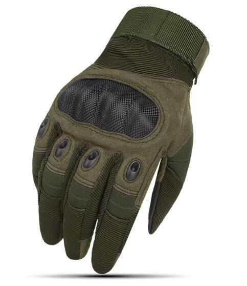 B8 Touch Screen Anti-Skid Hard Knuckle Full Finger Tactical Gloves
