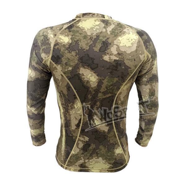 WST Camouflage PRO Tights Quick-Drying High Elastic Long-Sleeved T-shirt