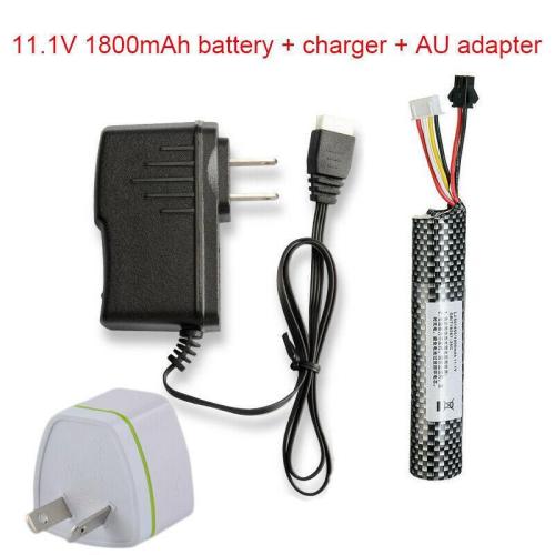 11.1V 1800mAh Lipo Battery with USB Charger and Adapter