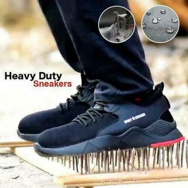 Men's Heavy Duty Sneakers Work Shoes Breathable Anti-Slip Puncture Proof