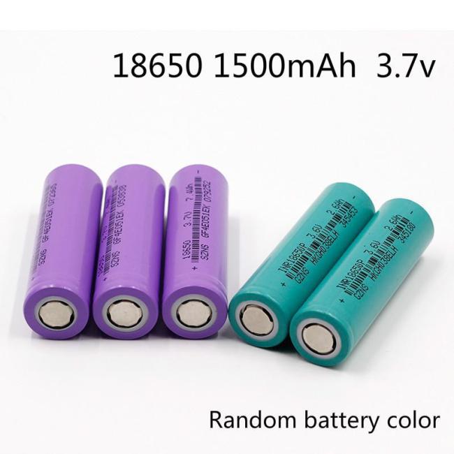 18650 1500mAh 3.7v lithium battery