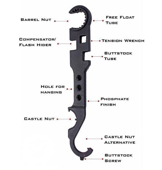 AR15/M4 Wrench Y36-A Field Multi-function Tool