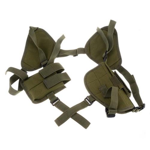Universal Horizontal Shoulder Armpit Holster Double Mag Pouch