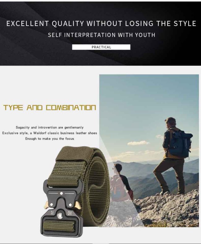 125-140cm Nylon Cobra Tactical Belt