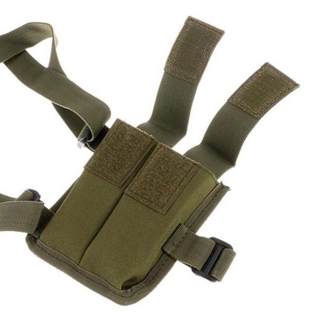 Universal Horizontal Shoulder Armpit Holster Double Mag Pouch