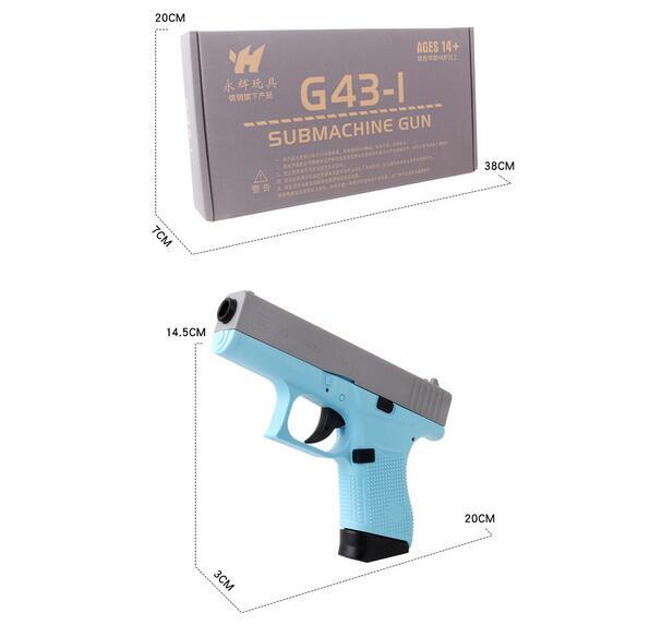 JM Glock G43 Foam Darts Gel Blaster 2 in 1