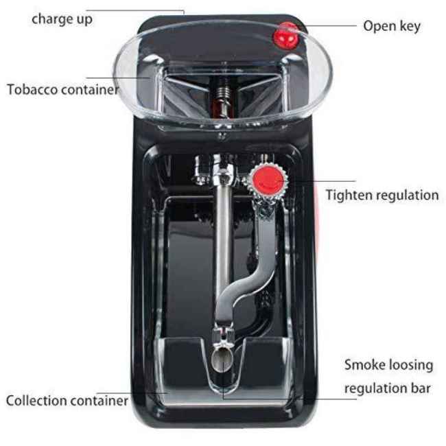 6.5mm Slim Tube Cigarette Rolling Machine Electric Automatic Tobacco Injector Maker Roller