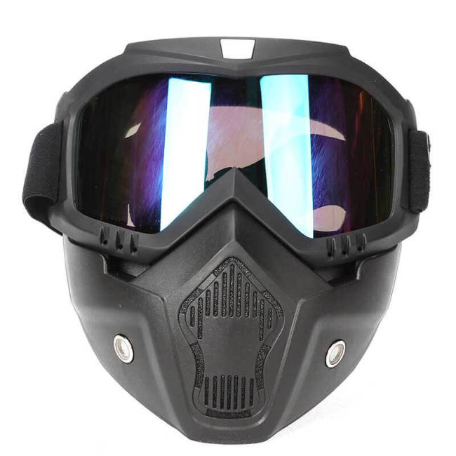 Anti-Fog Harley Motocross Goggle Tactical Mask