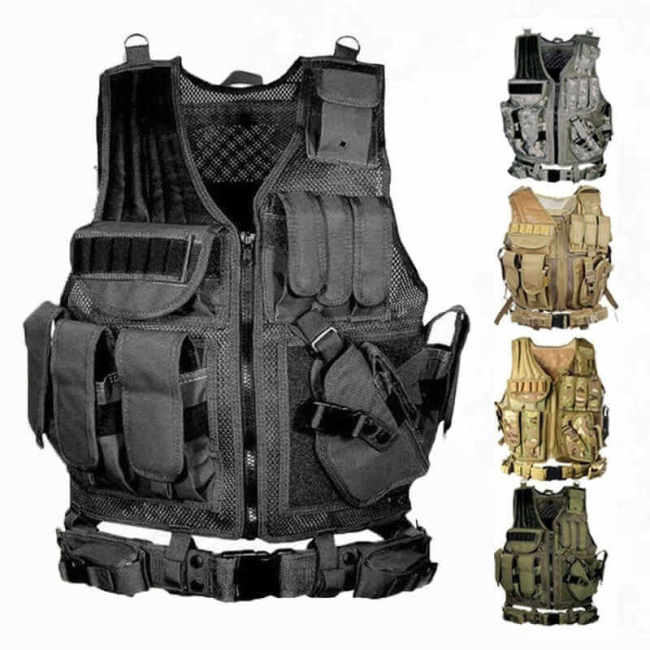 Multi-Pocket SWAT Tactical Vest