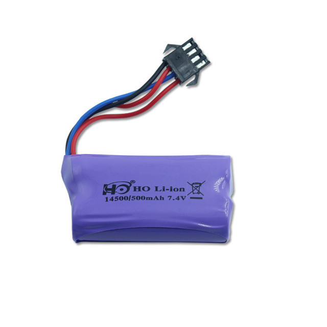SM-4P Plug Li-ion Battery 7.4v 500mah
