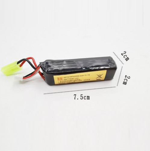 RX Tamiya Plug Lithium Battery 2000mah 11.1v
