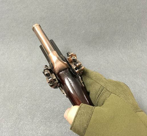 Antique Pistol Gun shaped Lighter with stand