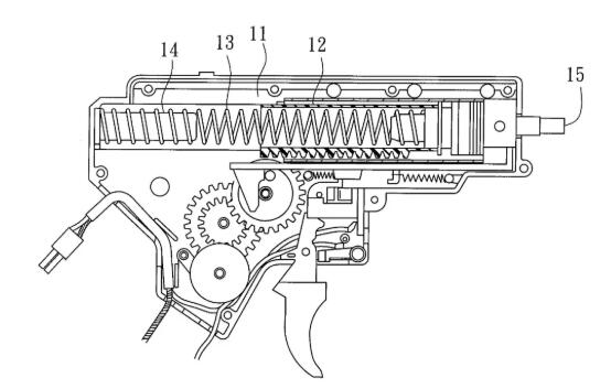 gel blaster gearbox diagram