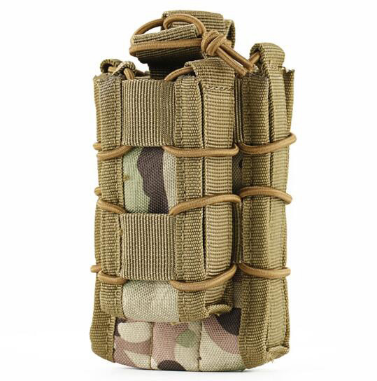 Open Top Double Decker Single MOLLE Tactical Magazine Pouch