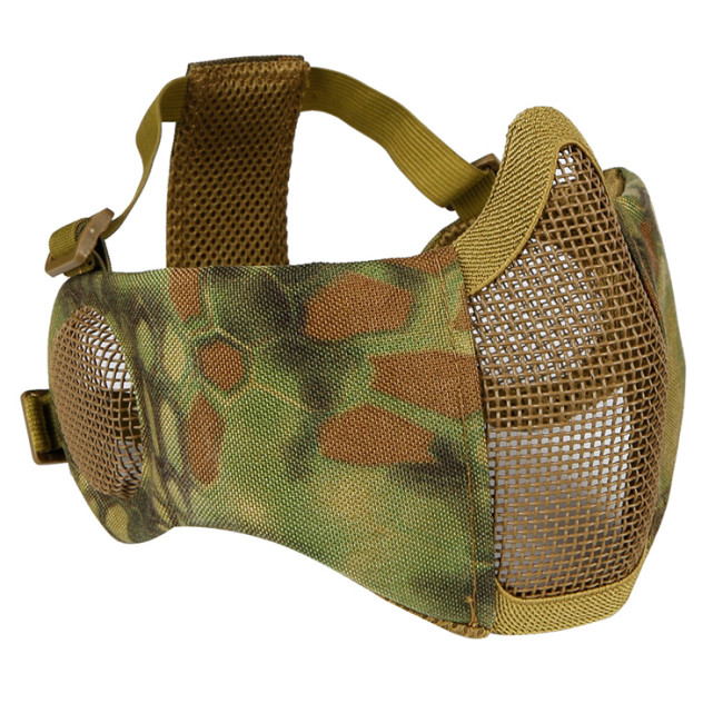V1 Steel Mesh Tactical Protective Mask with Ears Protection