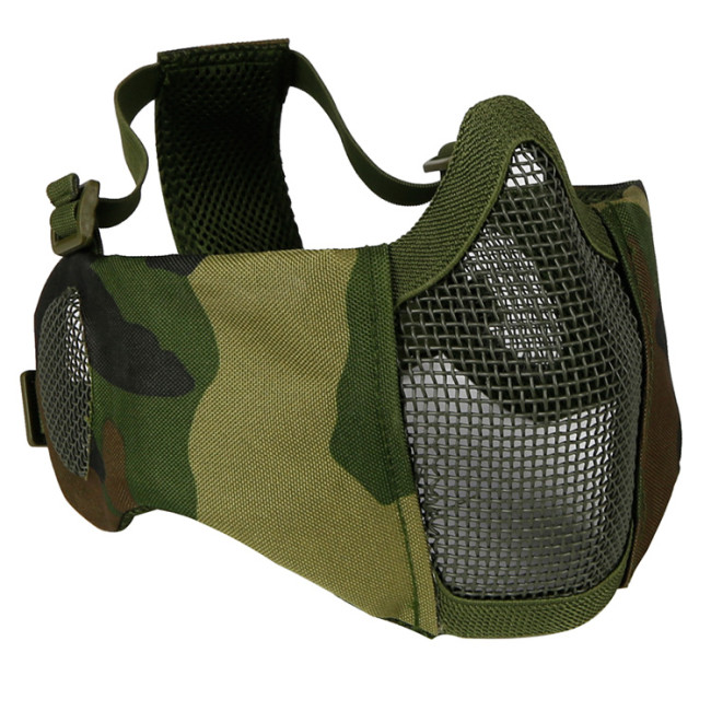 V1 Steel Mesh Tactical Protective Mask with Ears Protection
