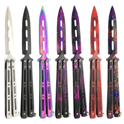 Stainless Steel Butterfly Practice Knife