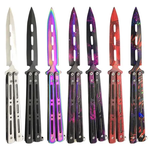 Stainless Steel Butterfly Practice Knife