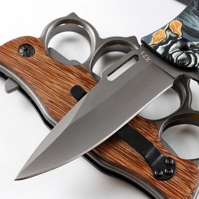 Outdoor Multi-function Knuckle Duster Folding Knife