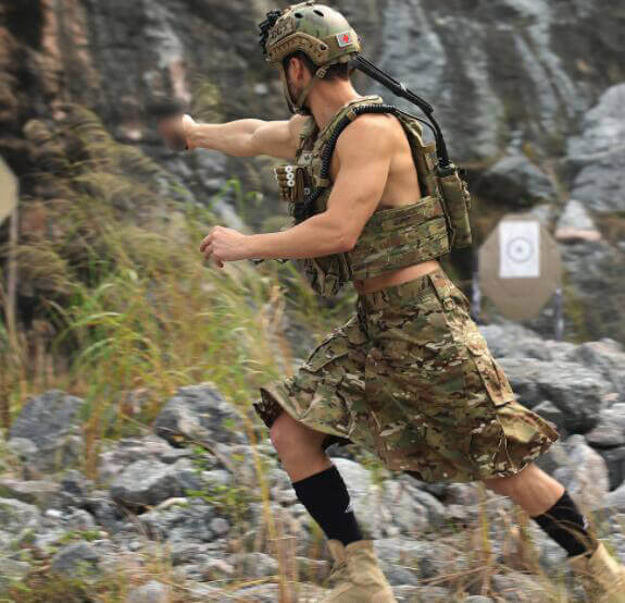 Scottish Tactical Camouflage Kilt