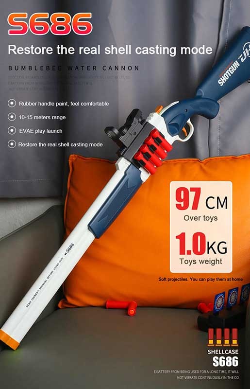 S686 Blaster Toy Gun Double Barrel Shotgun