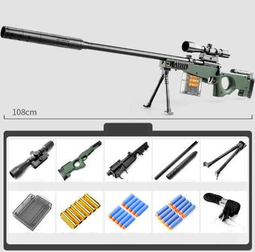 AWM Shell Ejection Sniper Rifle Toy Gun