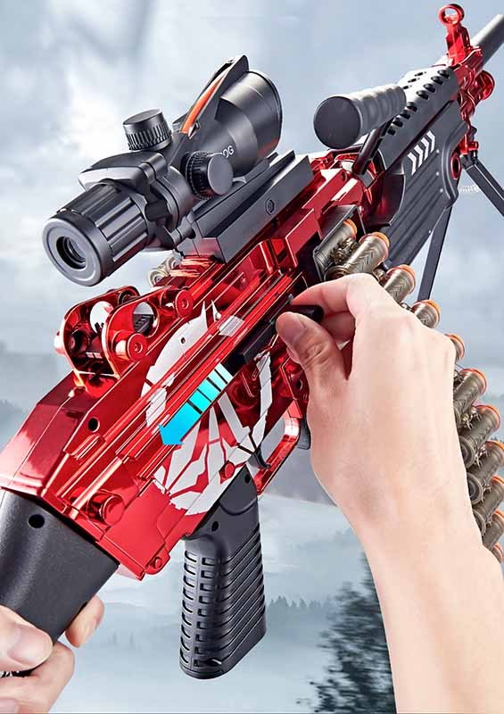 Lehui SAW M249 LMG Machine Gun Foam Dart Blaster