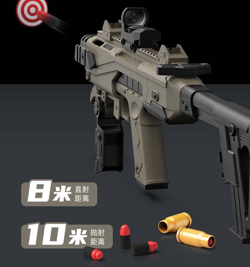 Arctic Fox Glock Dart Blaster with Carbine Conversion Kit